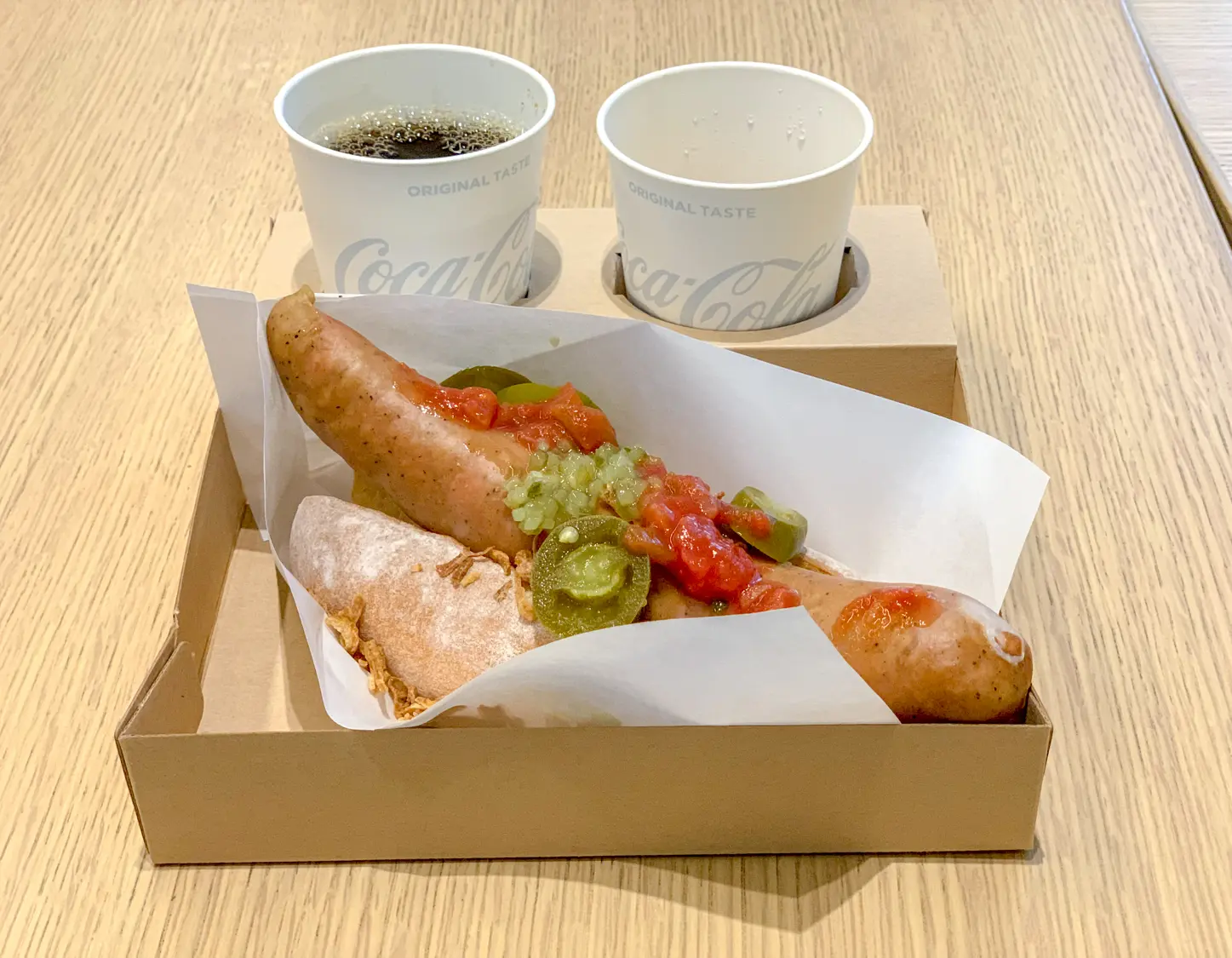 おいしいホットドッグ
