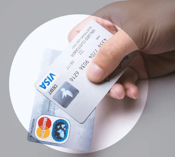 クレジットカード、ポイントカードです！