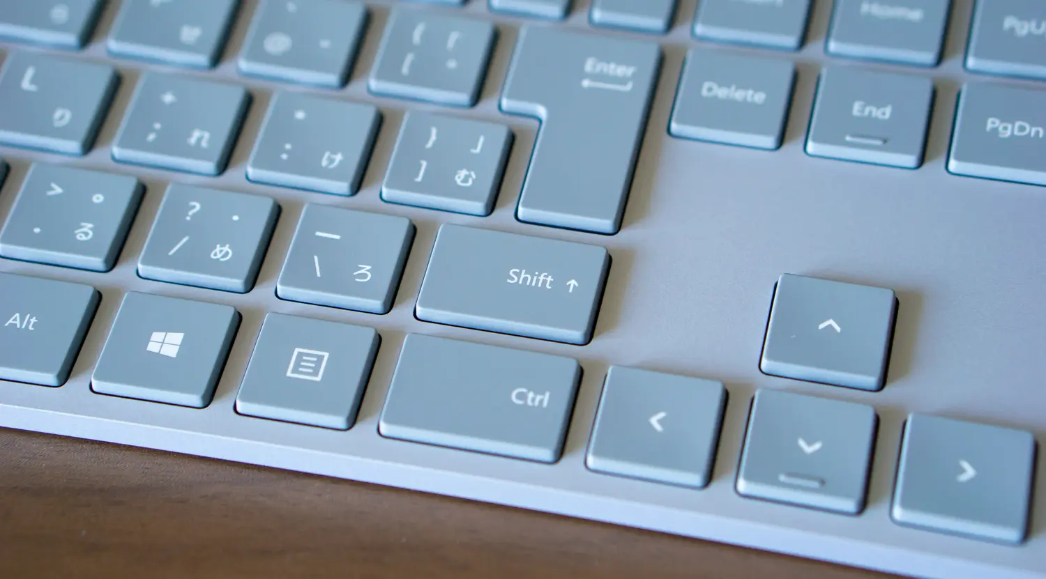 位置もサイズもベストな右Shift